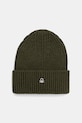 United Colors of Benetton czapka z dodatkiem wełny średniej grubości zielony 12PAUA00X