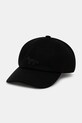 Maison Kitsuné czapka z daszkiem z dodatkiem wełny Profile Fox Wool Planet friendly czarny PW06111WM2023