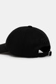 Akcesoria Maison Kitsuné czapka z daszkiem z dodatkiem wełny Profile Fox Wool PW06111WM2023 czarny