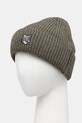 Vlnená čiapka Maison Kitsuné Fox Head Large Beanie PM06112KT1022 zelená AW25