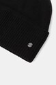 Akcesoria Sisley czapka z dodatkiem wełny 1UVLSA00D czarny