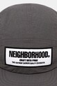 NEIGHBORHOOD czapka z daszkiem MIL JET 252HCNH.HT05 szary AW25