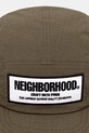 NEIGHBORHOOD czapka z daszkiem MIL JET 252HCNH.HT05 zielony AW25