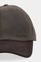 Barbour czapka z daszkiem bawełniana MHA0913 zielony AW25