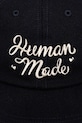 Human Made czapka z dodatkiem wełny 6PANEL WOOL HM30GD052 granatowy AW25