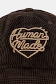 Human Made czapka z daszkiem bawełniana 6PANEL CORDUROY HM30GD071 brązowy AW25