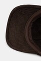 Human Made czapka z daszkiem bawełniana 6PANEL CORDUROY brązowy HM30GD071