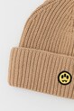Akcesoria Barrow czapka z dodatkiem wełny F5BWUAHT094 beżowy