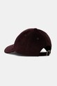 Akcesoria A.P.C. czapka z daszkiem bawełniana casquette charlie COHHO.M24069 brązowy