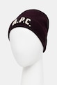 Volnena kapa A.P.C. bonnet axel WVBDK.M25111 bordo AW25
