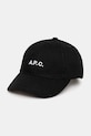 A.P.C. șapcă casquette charlie negru COZZS.M24069
