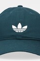 Βαμβακερό καπέλο του μπέιζμπολ adidas Originals Baseball Cap AC JZ4929 πράσινο AW25