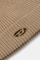 Akcesoria Diesel czapka wełniana K-ARAC A19682.0KCAE beżowy