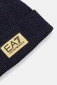 Akcesoria EA7 Emporio Armani czapka z dodatkiem wełny AF18021.7X000247 granatowy