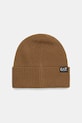 EA7 Emporio Armani cappello con lana a maglia fine marrone AF18469.7X000312