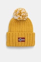 Шапка с примесью шерсти Napapijri Semiury аппликация жёлтый NP0A4GKCY1O1