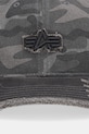 Bavlněná baseballová čepice Alpha Industries 258903.125 šedá AW25