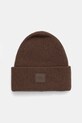 Μάλλινο σκουφί The North Face Urban Patch απλικέ καφέ NF0A7WJG1OI1