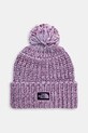 Шапка The North Face Cozy Chunky Cabin Beanie шарен виолетов NF0A887WFH81