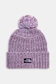 Шапка The North Face Cozy Chunky Cabin Beanie шарен виолетов NF0A887WFH81