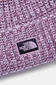 Akcesoria The North Face czapka Cozy Chunky Cabin Beanie NF0A887WFH81 różowy