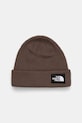 Σκούφος The North Face Salty Lined απλικέ καφέ NF0A8CGZ1OI1