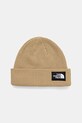 The North Face berretto Salty Lined applique verde NF0A8CGZLK51