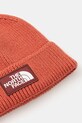 The North Face czapka TNF Logo Box NF0A8CHEEED1 pomarańczowy AW25