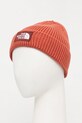 Akcesoria The North Face czapka TNF Logo Box NF0A8CHEEED1 pomarańczowy