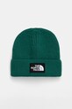 The North Face czapka TNF Logo Box pozostałe zielony NF0A8CHENL11