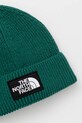 Akcesoria The North Face czapka TNF Logo Box NF0A8CHENL11 zielony