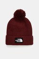Čepice The North Face TNF Logo Box tenká burgundské NF0A8CHF0VO1