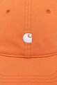 Carhartt WIP czapka z daszkiem Madison Logo I023750.32UXX pomarańczowy AW25