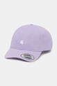 Carhartt WIP czapka z daszkiem Madison Logo fioletowy I023750.31MXX
