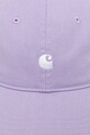 Carhartt WIP czapka z daszkiem Madison Logo I023750.31MXX fioletowy AW25