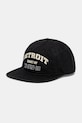 Carhartt WIP cotton baseball cap Arcan overprint black I035248.89XX