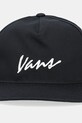 Βαμβακερό καπέλο του μπέιζμπολ Vans VN000QAGBLK1 μαύρο AW25