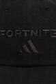 Βαμβακερό καπέλο του μπέιζμπολ adidas Fortnite μαύρο JN2691