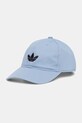 adidas Originals șapcă de baseball din bumbac bumbac albastru JV7389