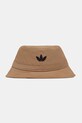 Bavlněný klobouk adidas Originals Adicolor bavlna béžová JV9981