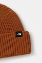 Akcesoria The North Face czapka Fisherman Beanie NF0A55JGBOE1 brązowy