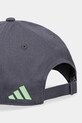 Akcesoria adidas czapka z daszkiem bawełniana x Mercedes JZ2548 szary