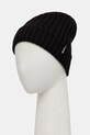 Jack Wolfskin czapka z dodatkiem wełny RIB KNIT 1907122 czarny AW25