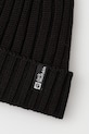 Doplňky Čepice s příměsí vlny Jack Wolfskin RIB KNIT 1907122 černá