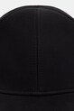 Heliot Emil czapka z daszkiem z dodatkiem wełny AW25.16.139.BLK01 czarny AW25