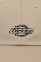Памучна шапка с козирка Dickies бежов DK0A4Z6N