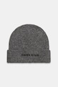 Anine Bing czapka z dodatkiem wełny elia melanż szary A.12.10621