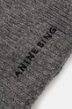 Akcesoria Anine Bing czapka z dodatkiem wełny elia A.12.10621 szary