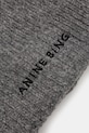 Akcesoria Anine Bing czapka z dodatkiem wełny elia A.12.10621 szary