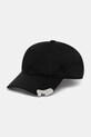 VETEMENTS czapka z daszkiem bawełniana Bottle-Opener bawełna czarny UH76CA550B